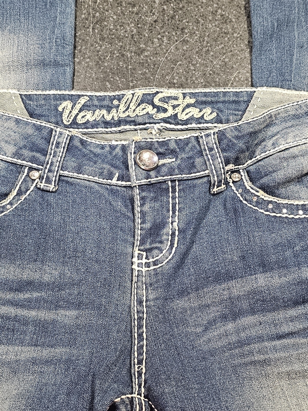 Vanilla Star Blue Straight Leg Women Jeans
